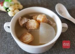 干贝萝卜肉片汤的做法图解8