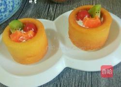 橙味奶油水果杯子蛋糕的做法图解19