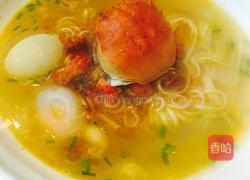 蟹油鸽蛋面、的做法图解5