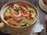 鲜虾白菜粉丝煲