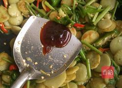 素炒绿豆饼的做法图解5