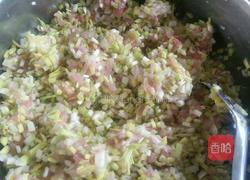 黄蒜苗（韭黄）肉馅饺子（家常蒸饺）的做法图解2