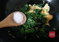 菠菜炒鸡蛋的做法图解8