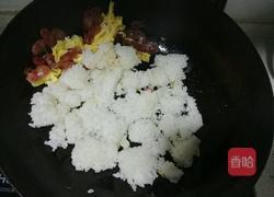 油菜百财炒饭的做法图解10