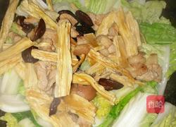 白菜炒杂的做法图解5