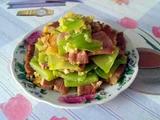 腊肉炒莴苣