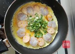 中式简易鲜虾鸡蛋披萨的做法图解3