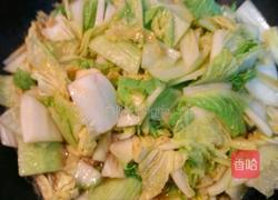 醋溜白菜的做法图解5