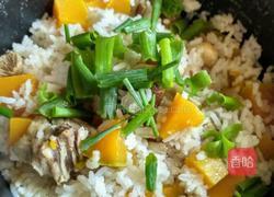 鸡肉南瓜冬菇蒸饭的做法图解4