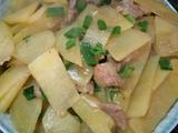 土豆炒肉片