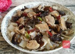 莲菜炒肉的做法图解8