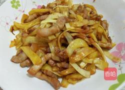 蒜香黄丝炒肉的做法图解8