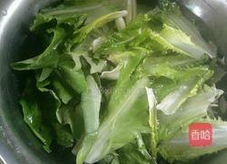 爆炒油麦菜的做法图解2
