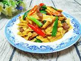 腐竹炒肉片