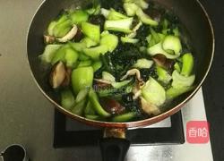 紫青菜烩香菇的做法图解6