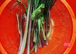素炒苔子菜的做法图解1