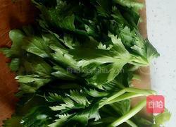 芹菜叶麦饭的做法图解1