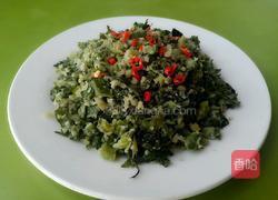 芹菜叶麦饭的做法图解11