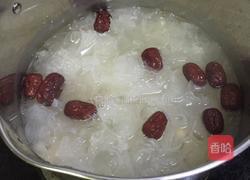 银耳莲子红枣羮的做法图解4