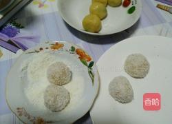 椰香番薯糯米球的做法图解8