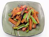 豆瓣茄子火腿
