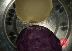 紫薯红豆沙酥的做法图解1