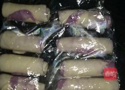 紫薯红豆沙酥的做法图解5