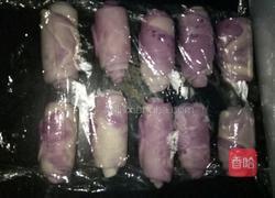 紫薯红豆沙酥的做法图解7