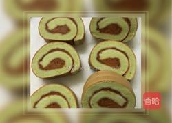 菠菜汁蛋糕卷的做法图解7