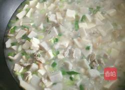 虾米瘦肉芋头豆腐汤的做法图解9