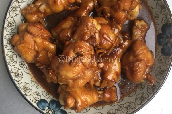 红烧甜味鸡翅根
