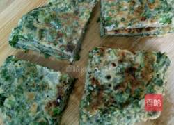 桐蒿煎蛋饼的做法图解8