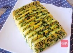 菠菜鸡蛋糕的做法图解13