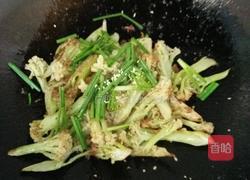 干炒花菜的做法图解4