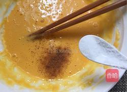 翡翠玉扇一一芹菜叶煎蛋饼的做法图解2