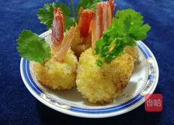 黄油芝心虾球的做法图解17