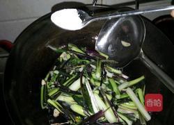 清炒紫菜苔的做法图解4