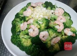 豉汁虾仁西蓝花的做法图解12
