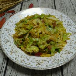 甘蓝炒肉的做法[图]