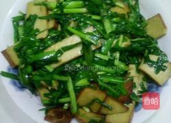 韭菜炒豆干的做法图解5