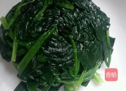 酱拌菠菜的做法图解2
