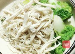 青菜鸡丝面的做法图解7