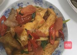 香煎豆腐炒五花肉的做法图解5