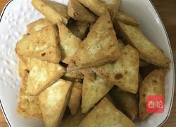 香煎豆腐炒五花肉的做法图解2