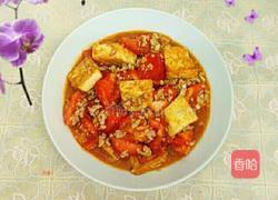 番茄肉末豆腐的做法图解8