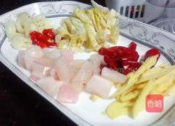 泡菜酸辣鸡杂的做法图解3