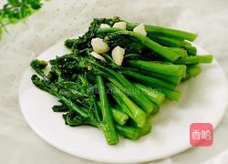炒菜心的做法图解8