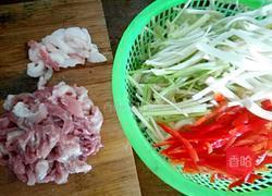 芹芽炒肉丝的做法图解2