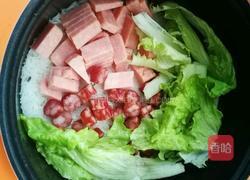腊肉煲仔饭的做法图解4