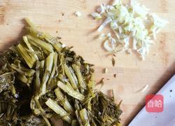 东北雪里蕻炖豆腐的做法图解2